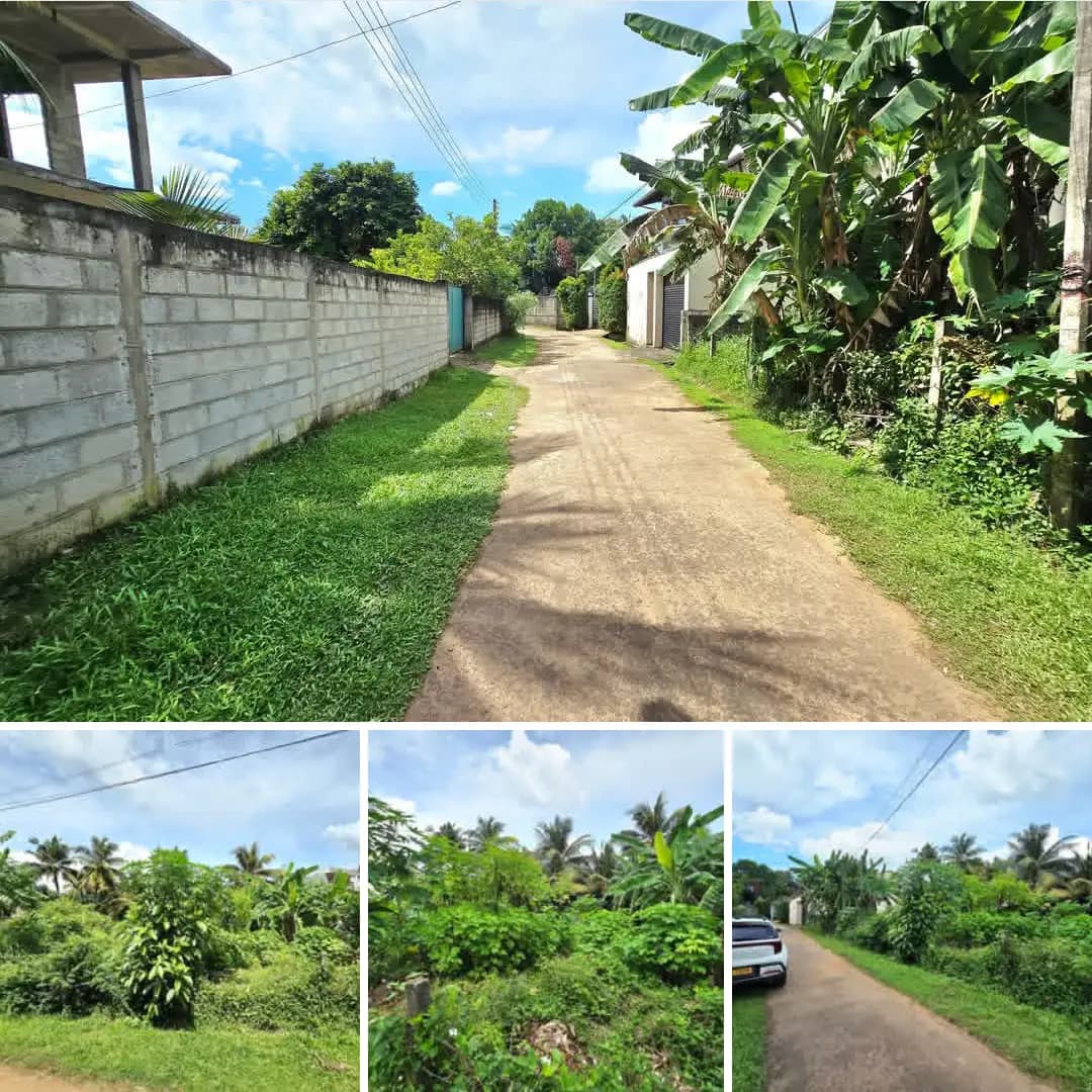 8 Perches High Residential Bare Land For Sale In Lake Road, Hokandara
